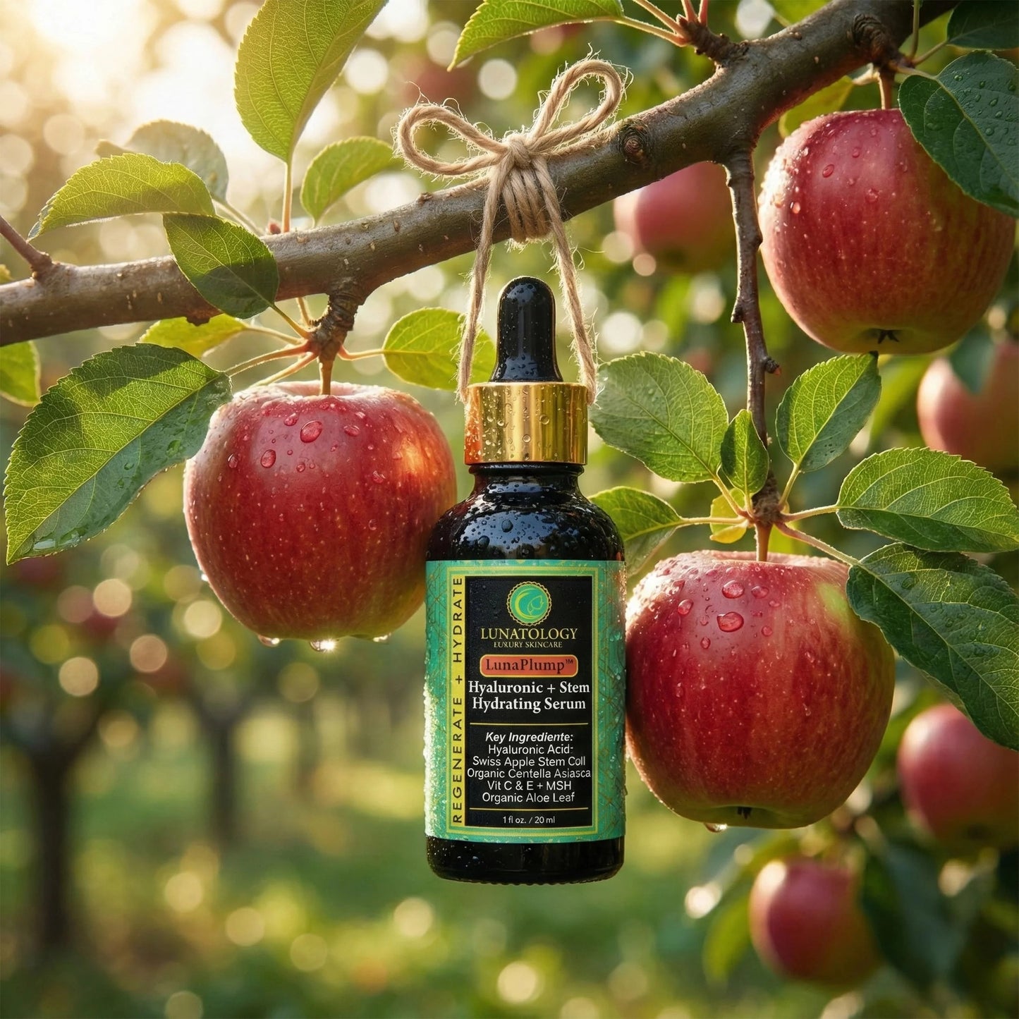 Advanced Hydration Treatment Serum Powered By Hyaluronic Acid And Swiss Apple Stem Cells For Plumper