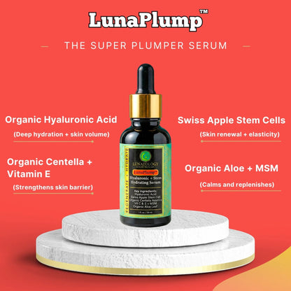 Advanced Hydration Treatment Serum Powered By Hyaluronic Acid And Swiss Apple Stem Cells For Plumper